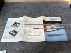 ⭐️ Original Pioneer TX-9500 ii Stereo Tuner Brochure – Beautiful! SA-9500 SPEC