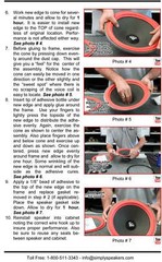 Mirage M-1 Midrange 4DR51690 Speaker Parts Foam Surround Cone Edge Repair Kit