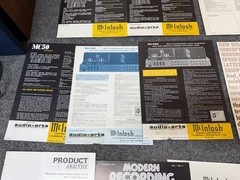 ⭐️LOT Original Dealer Brochures Mcintosh Amplifiers, Preamps, Tuners + Catalogs