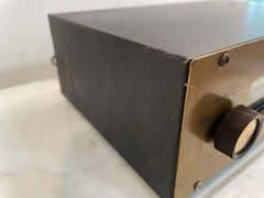 Vintage DeWald Tube Radio Receiver AM FM AFC 7-Tube L-803 A Powers On/Lights Up