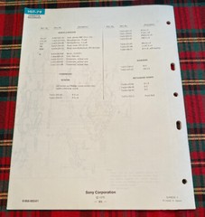 SONY HST-79 STEREO MUSIC SYSTEM ORIGINAL SERVICE MANUAL SCHEMATIC M771x