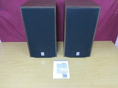Cerwin-Vega VS-80 Speakers Pair 8” 2-Way Vintage USA Red Woofer Wood Cabinet