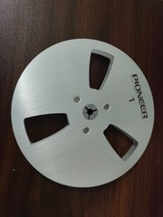 New One Pair Pioneer silver 7” Tape Reel Light Metal Aluminum Take Up Reel