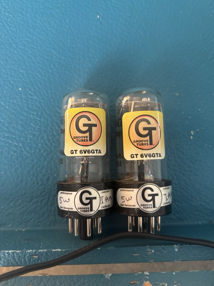 Grove Tubes 6v6 GTA Vacuum Tube Matched Set of 2 Made In Russia