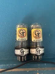 Grove Tubes 6v6 GTA Vacuum Tube Matched Set of 2 Made In Russia