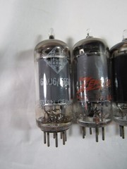 4 Pcs. Vacuum Tubes 6AU6 Telefunken Zenith Airline, 1 unknown all tested