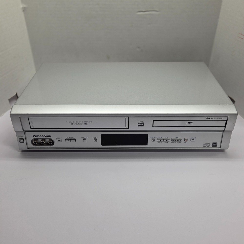 Panasonic PV-D744S-A DVD/VCR Recorder Combo Player TESTED