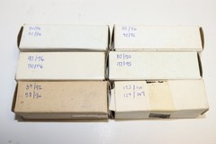 QTY 6 – MIL SPEC – 5814A – VACUUM TUBES – AMPLITREX TESTED – MIXED – VG-GD