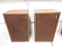 Retro 1960’s-1970’s Pair Utah Speakers Stereo Wood VTG 3 Way Suspension