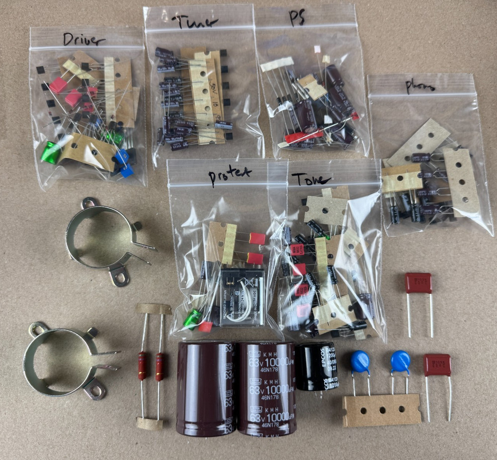 Sansui Eight Deluxe Complete Rebuild Kit High-Quality Receiver Recap Transistors