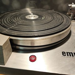 1962 Empire 298 3-Speed Turntable w/ Vintage Shure V15 Type II Cartridge TESTED