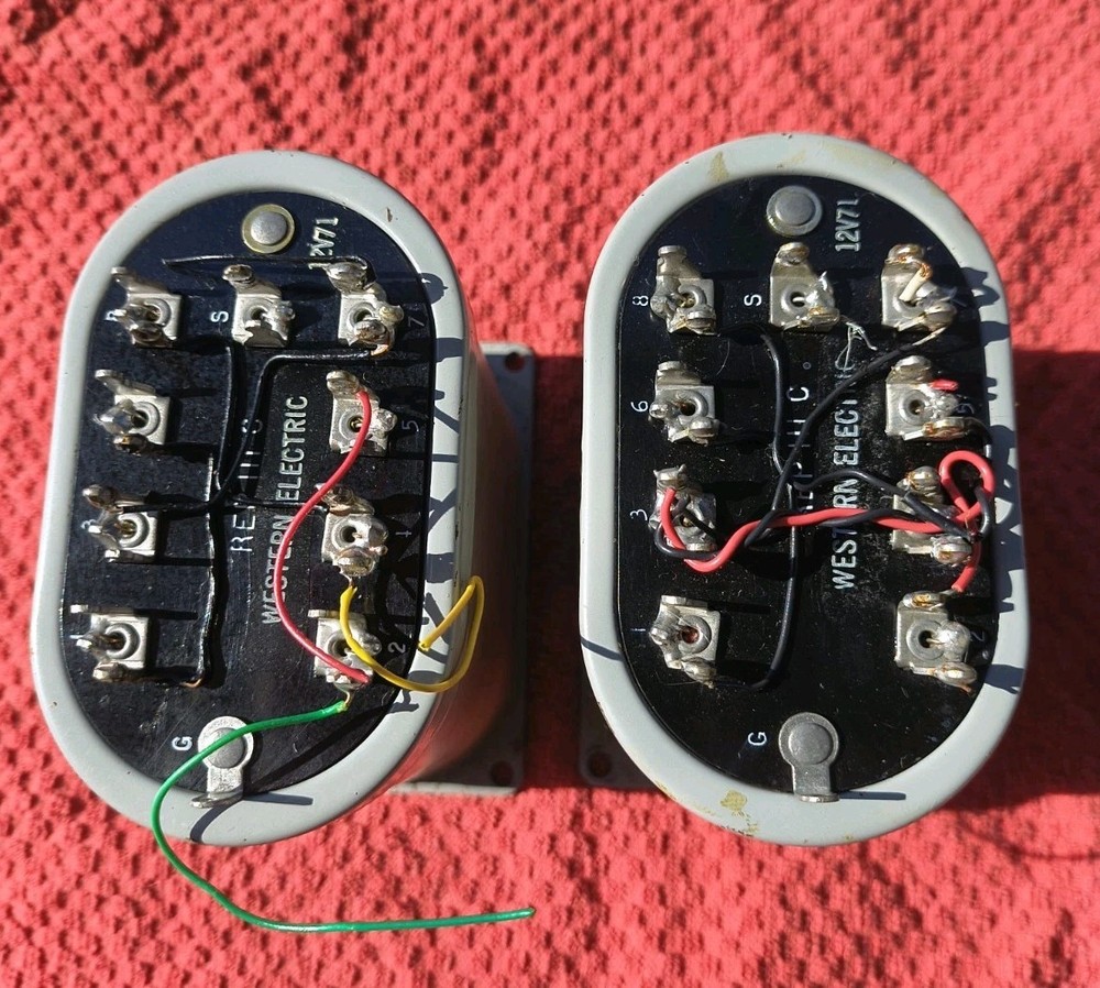 MATCHED PAIR WESTERN ELECTRIC REP 111C REPEATING Transformer 12/71