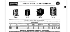 THORDARSON T-19M14 UNIVERSAL MODULATION POWER SUPPLY TRANSFORMER AUDIO TUBES 30W