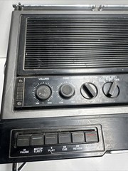 Sampo Model: 9505 Color TV AM/FM Radio Cassette Recorder MFRD Nov 1982