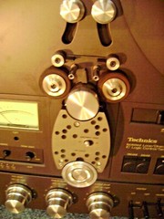 TECHNICS R S 1506 4 TRACK DECK REEL TO REEL WITH PLASTIC DUST COVER