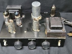 w/ Test Video: Knight KM-15 12W Tube Amplifier w/ 12AX7’s 6BQ5’s & Cage Cover