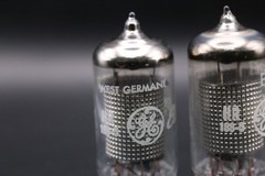GE 6267 EF86 Pair – West Germany – Silver Mesh Shield – Cup Getter