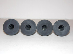 Vintage Lot of 4 Fisher MT-720 Turntable Original Anti-Vibration Rubber Feet