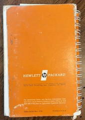 Vintage Hewlett Packard HP-65 Calculator, Case, Guide, Expansions, Power Supply