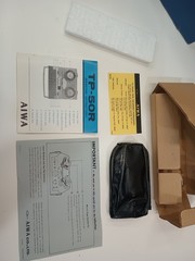 Vintage Aiwa TP-50R Reel To Reel Portable Transistor Tape Recorder/ Play NOS New