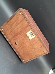 RARE Vintage Calrad Economical Compact Speaker 20-208 Deluxe Walnut Cabinet