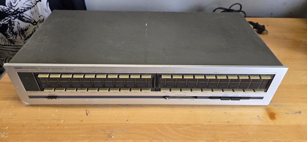 Retro EMPIRE SCIENTIFIC GX-200 Stereo Equalizer EQ Tested Vintage Audio 80s 90s