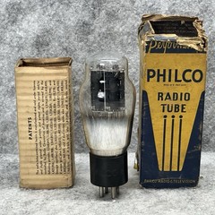NOS PHILCO 6A3 RADIO TUBE TESTED 119% SPRING FILAMENTS