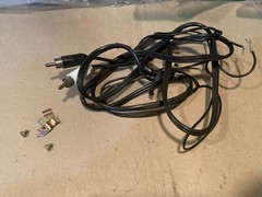 Dual 1241 Vintage Stereo Turntable Parting Out – RCA and Ground Wire Assembly
