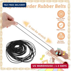 Oruola 150pcs Cassette Player Belts,Cassette Belts,Cassettes Deck Belt Replaceme