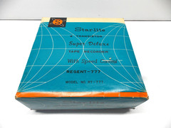 NOS STAR-LITE 4 TRANSISTOR SUPER DELUXE TAPE RECORDER MODEL RT-777