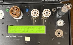 Two GE 6386 Tubes /Amplitrex Tested +100%/D Get /x3 Mica /Black Plates 1958 Date