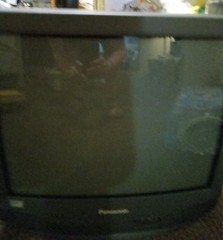 Panasonic Retro Gaming TV! 20″ CRT Color TV! Working!
