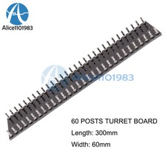 300x60x2mm 30×2 Hole Strip Terminal Turret Board 4 Vintage Tube Guitar Audio AMP