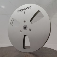 New One Pair Pioneer silver 7” Tape Reel Light Metal Aluminum Take Up Reel