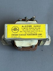 Stancor Output Transformer A-3250 With Box Primary 20K CT/10K/5K ohm see photos