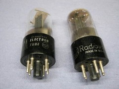 SEVEN RECTIFIER PENTODE 8 PIN TESTED EICO 666 25B6 25L6 25Z6 35Z4 USED