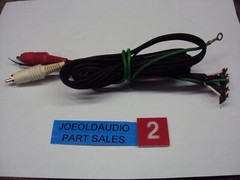 Universal Replacement Turntable RCA Cords & Ground Wire. Tested. Read Below.