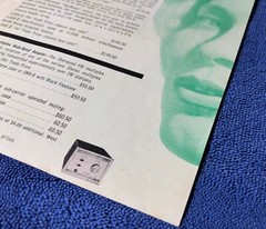 SHERWOOD STEREO HIGH FIDELITY ORIGINAL PROMOTIONAL PRODUCT BROCHURE M302x