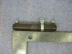 7.2k OHM 50 Watt 10% Adj. Ohmite Dividohm Vitreous Enameled Wirewound Resistor