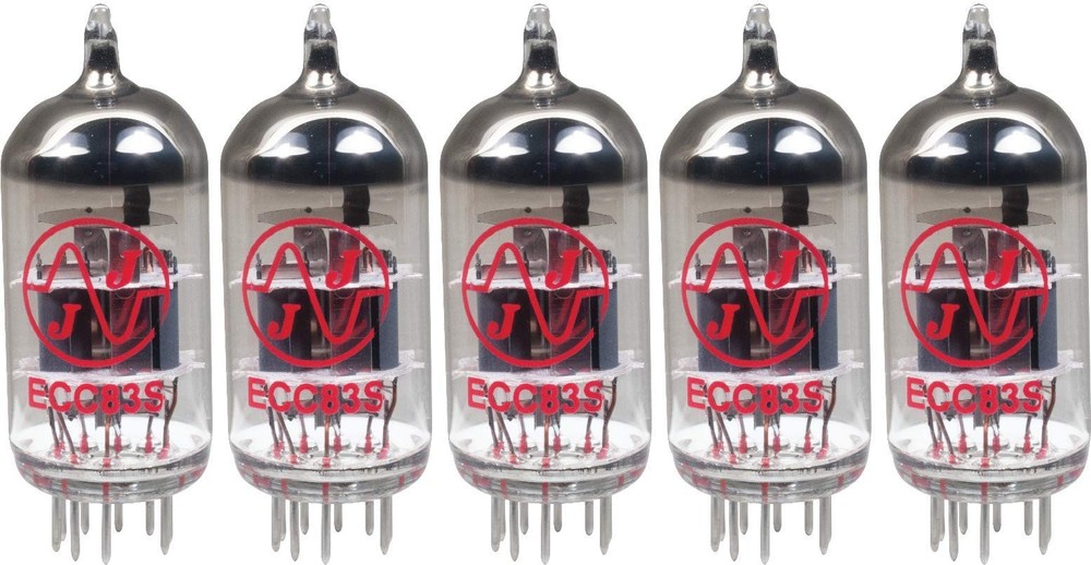 Jj Electronic 12Ax7 Ecc83 Preamp Tubes Pack Of 5 High Gain Low Noise