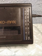 Realistic AM FM Stereo Mate With Sony Headphones. Tested Both Tape & Radio Work