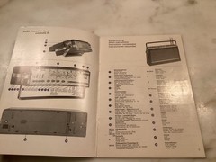 ORIGINAL OWNERS MANUAL SABA TRANSALL DELUXE AUTOMATIC E