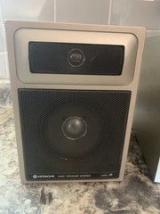 Hitachi 2 Way Speaker System Model HS-J5 Rare Good Working And Nice Condition!
