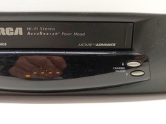 RCA VR704HF VCR Plus Gold VHS HQ Video Player Commercial Not Tested No Remote