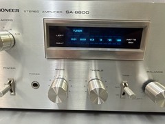 PIONEER SA-6800 STEREO AMPLIFIER WORKS CLEAN NICE Look !!