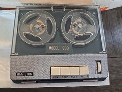 VTG Hamilton Model 900 Transistor Remote Controlled Tape Recorder Reel To Reel