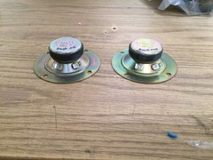 PAIR Vintage KREST 2″ 8Ω 30/50 watt Midrange Tweeter Speaker 3 5/8″ OD 903A175