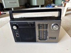 SONY Model ICF-7270W AM/FM Portable Radio Vintage TESTED