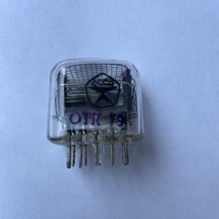 1-pc IN-15A Nixie Symbol Tube, Made In USSR, July 1982 Date Code, NOS Tested