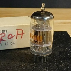 RCA Plack Plate Command 5814A Audio Tube NOS NIB